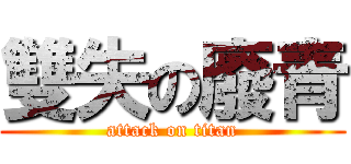 雙失の廢青 (attack on titan)