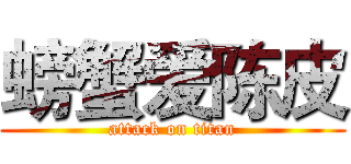 螃蟹爱陈皮 (attack on titan)