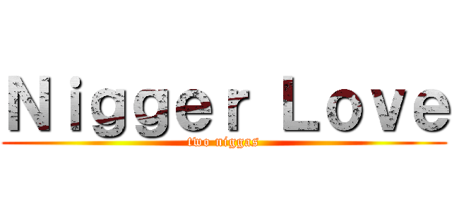 Ｎｉｇｇｅｒ Ｌｏｖｅ (two niggas)
