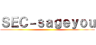 ＳＥＣ－ｓａｇｅｙｏｕ ()