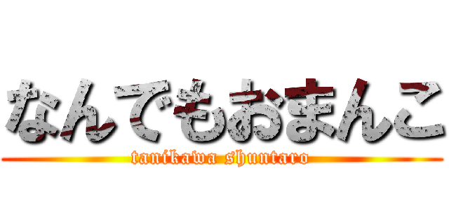 なんでもおまんこ (tanikawa shuntaro)
