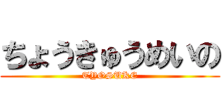 ちょうきゅうめいの (TYOSUKE)