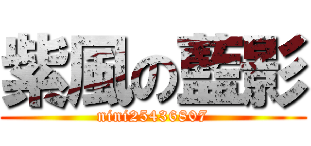 紫風の藍影 (nini25436807)