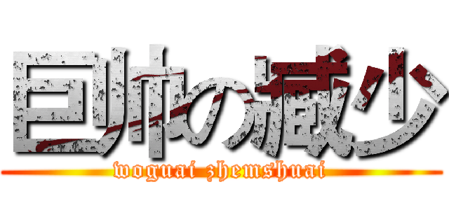 巨帅の臧少 (woguai zhemshuai)