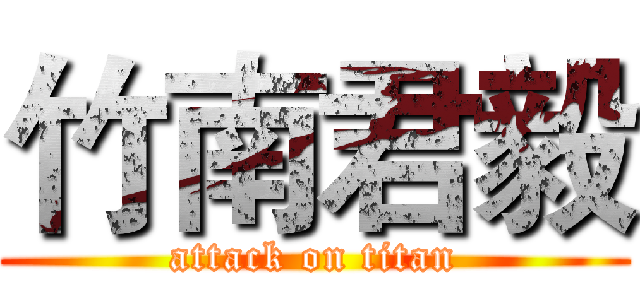 竹南君毅 (attack on titan)