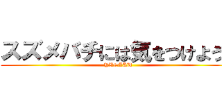 スズメバチには気をつけよう！ (YUSAKU)