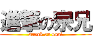進撃の宗兄 (attack on soni)