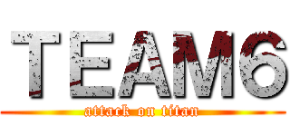 ＴＥＡＭ６ (attack on titan)