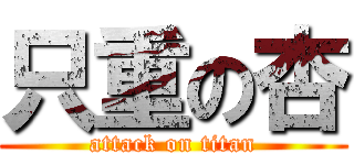 只重の杏 (attack on titan)