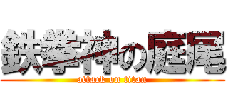 鉄拳神の庭尾 (attack on titan)