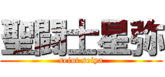 聖闘士星弥 (seint seiya)