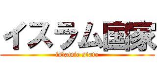 イスラム国家 (islamic state)