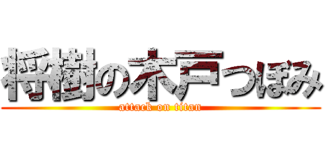 将樹の木戸つぼみ (attack on titan)