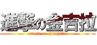 進撃の金吉拉 (attack on chinchilla)