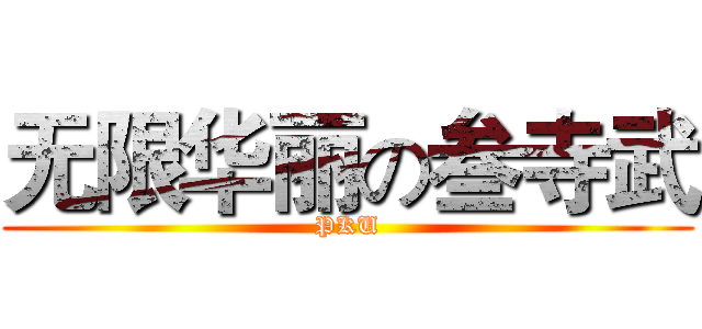 无限华丽の叁寺武 (PKU)