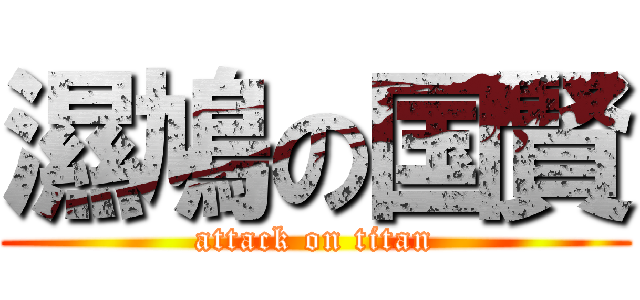 濕鳩の国賢 (attack on titan)