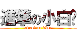 進撃の小白鸡 (attack on titan)