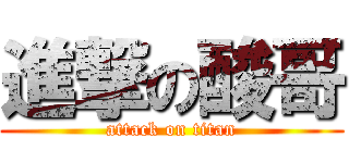 進撃の酸哥 (attack on titan)