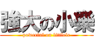 強大の小樂 (powerful on littlele)