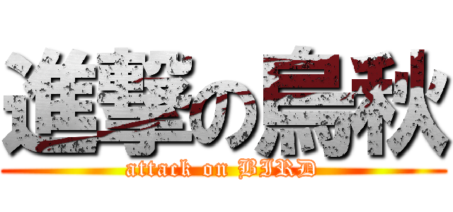 進撃の烏秋 (attack on BIRD)