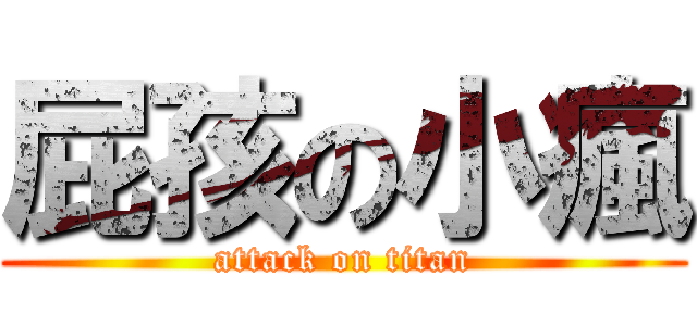 屁孩の小瘋 (attack on titan)