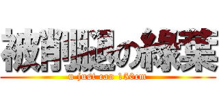 被削腿の綠葉 (u just can 150cm)