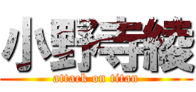 小野寺綾 (attack on titan)