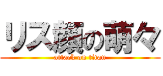 リス顔の萌々 (attack on titan)