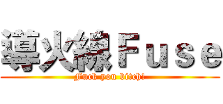 導火線Ｆｕｓｅ (Fuck you bitch!)