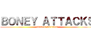 ＢＯＮＥＹ ＡＴＴＡＣＫＳ (attack on Skeletons)
