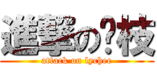 進撃の荔枝 (attack on lychee)