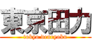 東京田力 (tokyo denryoku)