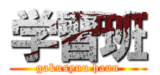 学習班 (gakusyuu hann)