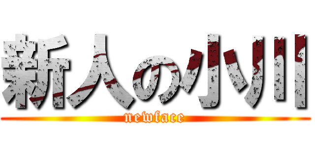 新人の小川 (newface)