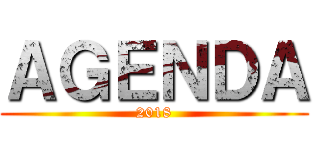 ＡＧＥＮＤＡ (2018)