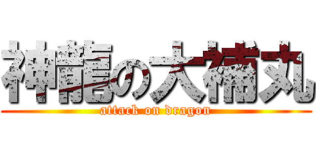 神龍の大補丸 (attack on dragon)