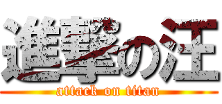 進撃の汪 (attack on titan)