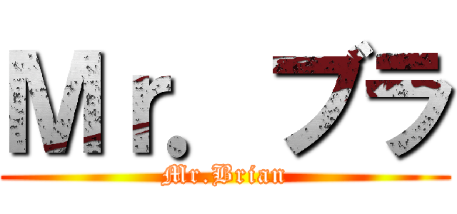 Ｍｒ．ブラ (Mr.Brian)