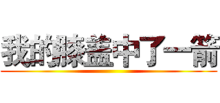 我的膝盖中了一箭 ()