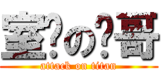 室长の辉哥 (attack on titan)