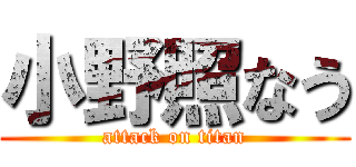 小野照なう (attack on titan)