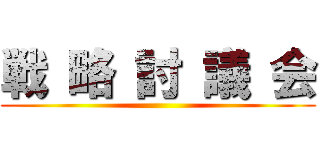 戦 略 討 議 会 ()