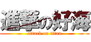 進撃の好海 (attack on titan)