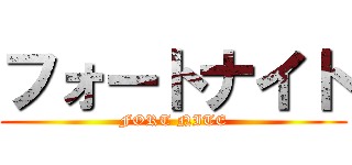 フォートナイト (FORT NITE)