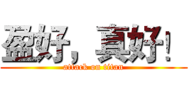 盈好，真好！ (attack on titan)