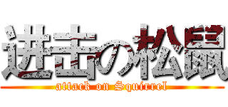 进击の松鼠 (attack on Squirrel)