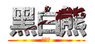 黑白熊 (實况主)