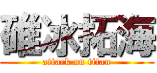 碓冰拓海 (attack on titan)