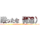 殴ったな（脅迫） (attack on titan)