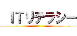  ＩＴリテラシー ()